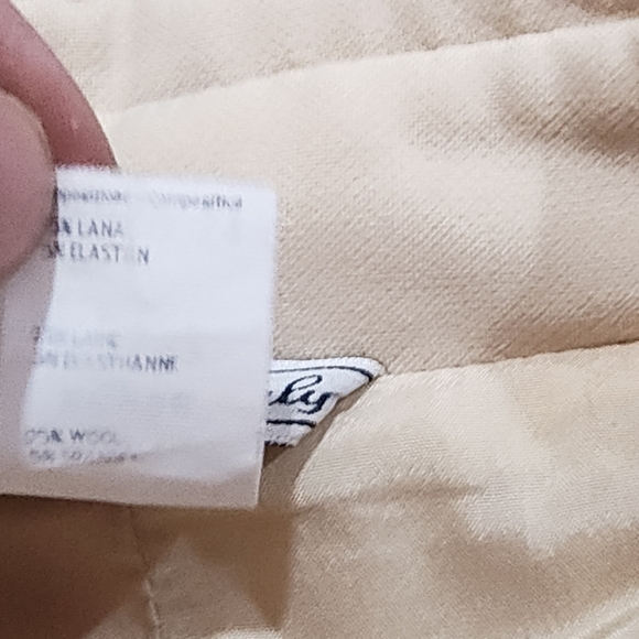 Versace Women's Beige Full Zip Wool Jacket Wrstern - Picture 8 of 12